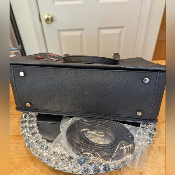 Kate Spade Reese Floral Leather Satchel NWOT - Picture 14 of 16